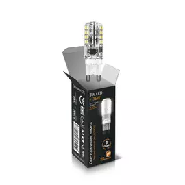 Капсульная светодиодная лампа Gauss G9 AC150-265V 3W 2700K 107709103
