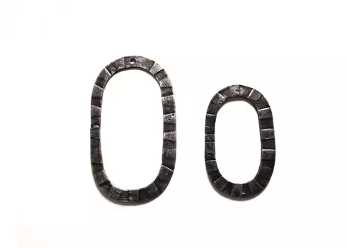 Кованая цифра 0 15 см Covali