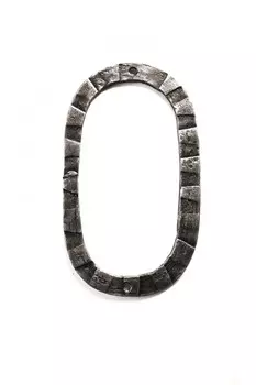 Кованая цифра 0 20 см Covali