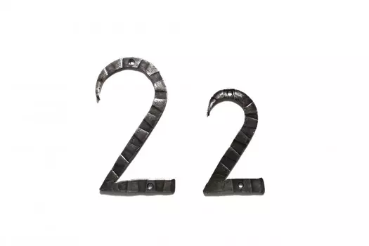 Кованая цифра 2 15 см Covali