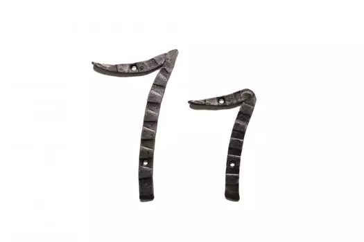 Кованая цифра 7 15 см Covali