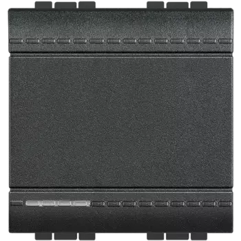 L4005M2N LivingLight Кнопка с винтовыми клеммами, размер 2 модуля Bticino