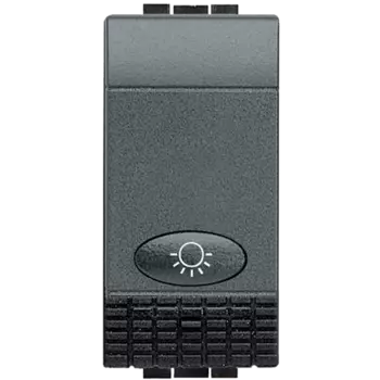 L4043N LivingLight Кнопка (NO) с символом "Лампа", 1 модуль Bticino