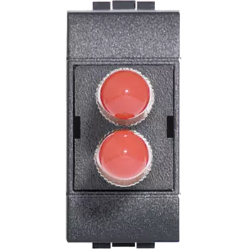 L4268ST Сдвоенный разъём для оптоволоконной линии - кабельное гнездо SТ - дуплекс Bticino