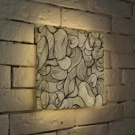 Лайтбокс Абстракция волны 25-25-d-119 Photobox