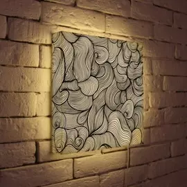 Лайтбокс Абстракция волны 35-35-d-119 Photobox