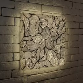 Лайтбокс Абстракция волны 45-45-d-119 Photobox