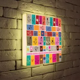 Лайтбокс Детский коллаж 35-35-d-078 Photobox