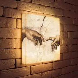 Лайтбокс Микеланджало "Руки" 35-35-d-144 Photobox