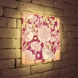 Лайтбокс Птицы и цветы 35-35-d-002 Photobox