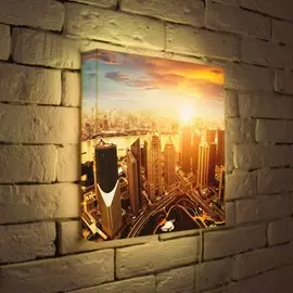 Лайтбокс Вечерний Шанхай 35-35-d-026 Photobox