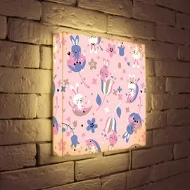 Лайтбокс Зайчики 35-35-d-005 Photobox