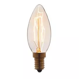 Лампа накаливания E14 25W прозрачная 1017