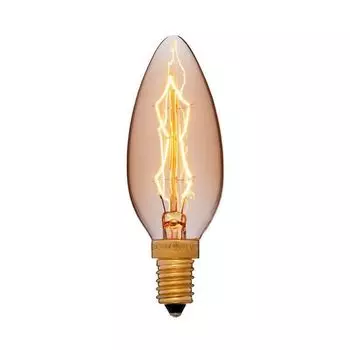 Лампа накаливания E14 40W золотая 052-085