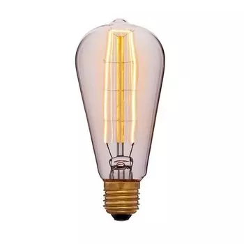 Лампа накаливания E27 40W золотая 053-563