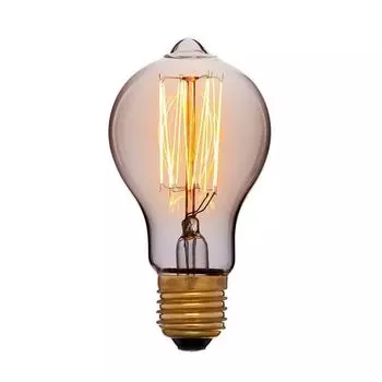 Лампа накаливания E27 60W прозрачная 052-214