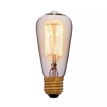 Лампа накаливания E27 60W прозрачная 052-238