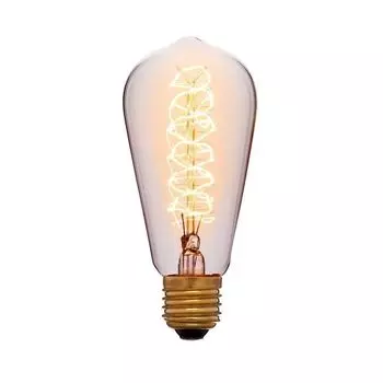 Лампа накаливания E27 60W прозрачная 052-252