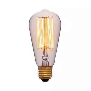 Лампа накаливания E27 60W прозрачная 053-228