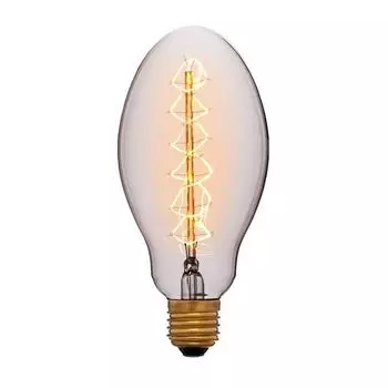 Лампа накаливания E27 60W прозрачная 053-433