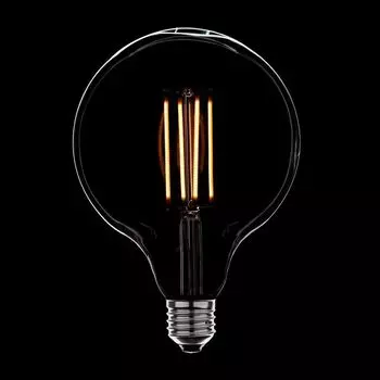 Лампа светодиодная диммируемая E27 4W прозрачная 056-786