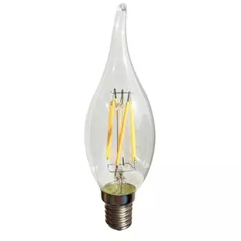 Лампа светодиодная E14 4W прозрачная 056-908