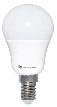 Лампа светодиодная E14 7,5W 4000K матовая LC-P45-7.5/E14/840 L205