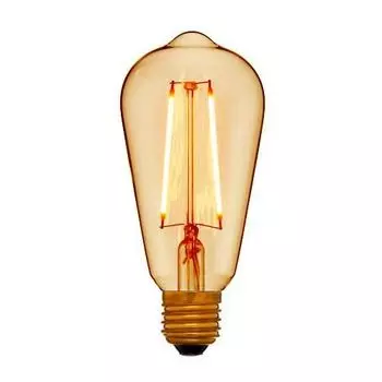 Лампа светодиодная E27 4W золотая 056-816