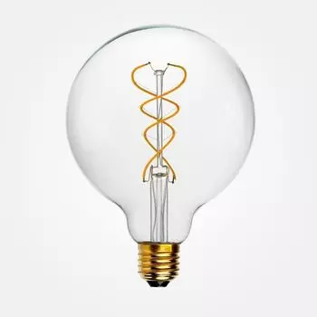 Лампа светодиодная филаментная E27 5W прозрачная 056-946