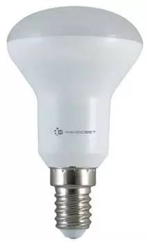 Лампа светодиодная рефлекторная E14 6W 2700K матовая LE-R50-6/E14/827 L112