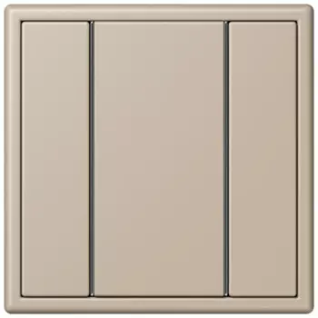 LC501TSA32142 Les Couleurs® Le Corbusier KNX кнопочный модуль F 50 с одной парой кнопок ombre naturelle claire Jung