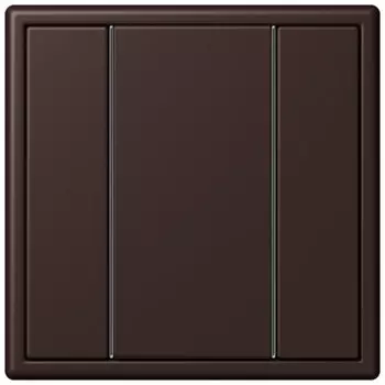 LC501TSA4320J Les Couleurs® Le Corbusier KNX кнопочный модуль F 50 с одной парой кнопок terre d‘ombre brulee 59 Jung