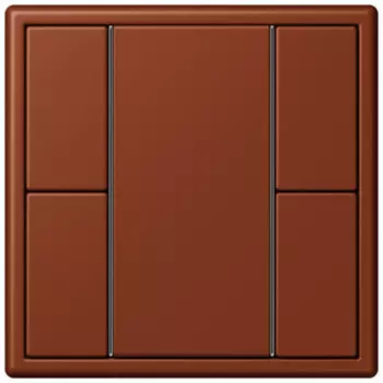 LC502TSA4320D Les Couleurs® Le Corbusier KNX кнопочный модуль F 50 с двумя парами кнопок terre sienne brulee 59 Jung