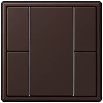 LC502TSA4320J Les Couleurs® Le Corbusier KNX кнопочный модуль F 50 с двумя парами кнопок terre d‘ombre brulee 59 Jung