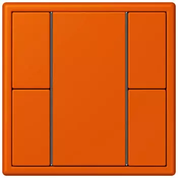 LC502TSA4320S Les Couleurs® Le Corbusier KNX кнопочный модуль F 50 с двумя парами кнопок orange vif Jung