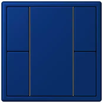 LC502TSA4320T Les Couleurs® Le Corbusier KNX кнопочный модуль F 50 с двумя парами кнопок bleu outremer fonce Jung
