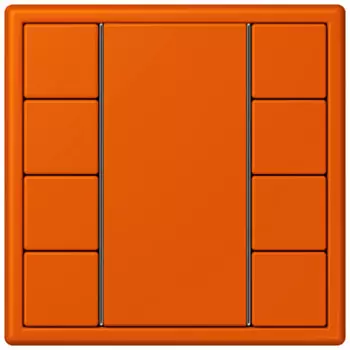 LC504TSA4320S Les Couleurs® Le Corbusier KNX кнопочный модуль F 50 с четырьмя парами кнопок orange vif Jung