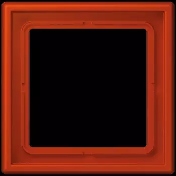 LC9814320A Рамка Les Couleurs Le Corbusier Красный 1-постовая Jung