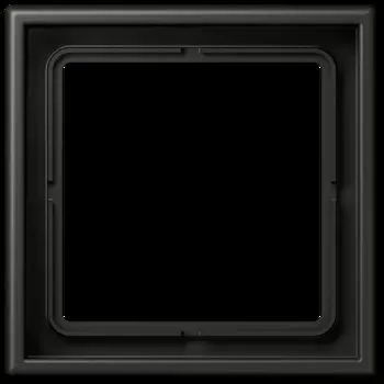 LC9814320R Рамка Les Couleurs Le Corbusier Черный 1-постовая Jung