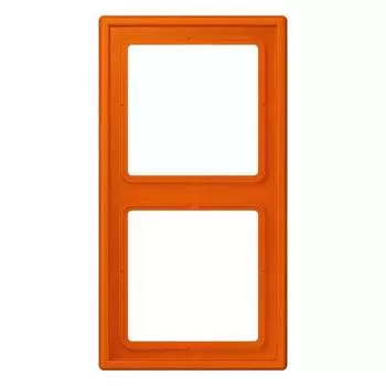 LC9824320S Рамка Les Couleurs Le Corbusier Orange vif 2-постовая Jung