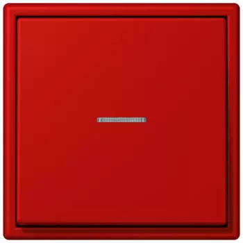 LC990KO532090 Les Couleurs® Le Corbusier Клавиша для выключателя/кнопки с окошком для подсветки rouge vermillon 31 Jung