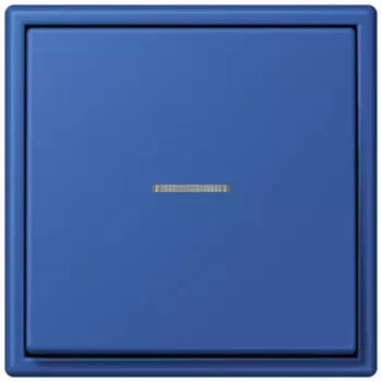 LC990KO54320K Les Couleurs® Le Corbusier Клавиша для выключателя/кнопки с окошком для подсветки bleu outremer 59 Jung