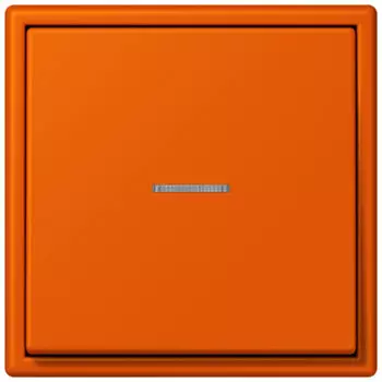 LC990KO54320S Les Couleurs® Le Corbusier Клавиша для выключателя/кнопки с окошком для подсветки orange vif Jung