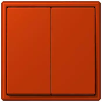 LC9954320A Les Couleurs® Le Corbusier Клавиша для двухклавишного выключателя rouge vermillon 59 Jung