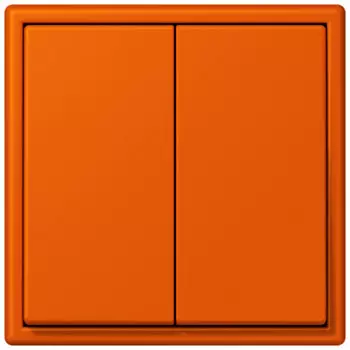 LC9954320S Les Couleurs® Le Corbusier Клавиша для двухклавишного выключателя orange vif Jung