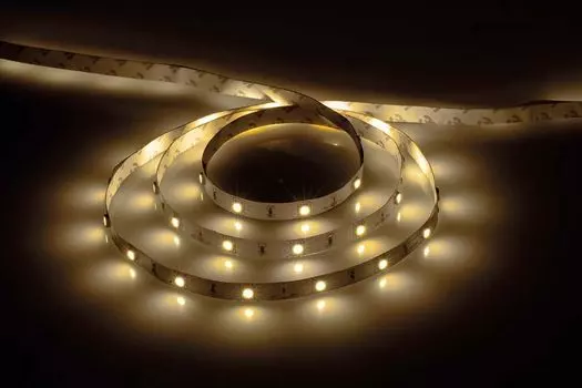 Лента светодиодная 60SMD(5050)/m 14.4W/m 12V 5m 3000К Feron 27906