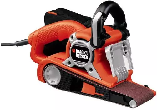 Ленточная шлифовальная машина Black &amp; Decker KA88-QS 720Вт (ширина ленты 75мм)
