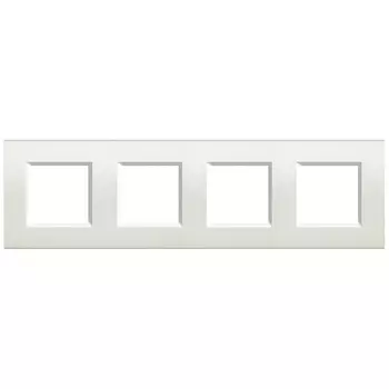 LNA4802M4BI Рамка LivingLight Квадрат Белый 2+2+2+2 модуля Bticino