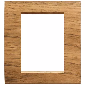 LNA4803LNC Рамка LivingLight Квадрат Европейский орех 3 модуля Bticino