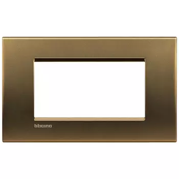 LNA4804BZ Рамка LivingLight Квадрат Бронза 4 модуля Bticino